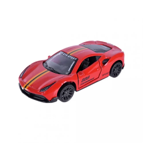 Машинка Автопром Ferrari 10см Красная металл 03281 Машинка Автопром Ferrari 10см Красная металл 03281