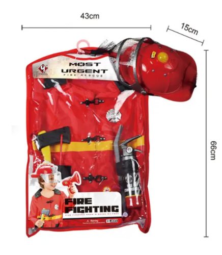 Игрушка Набор Пожарного с курткой на ребенка 3-5 лет  11144 фото 2