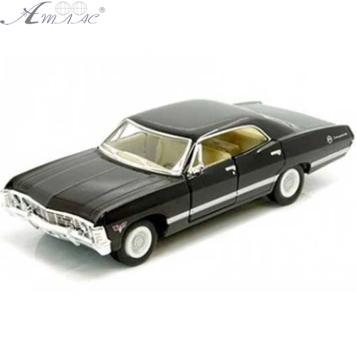 Машинка Kinsmart Chevrolet Impala 1967 р. Чорна  KT5418W