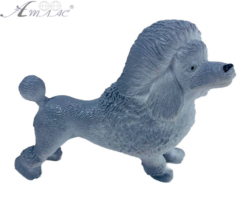 Іграшка Силіконова тягнучка собака Пудель 9см  00700 фото 2