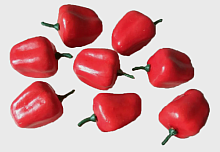 Декор Перець солодкий червоний 5см  11020