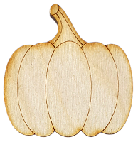 ФІгурка фанерна - Гарбуз звичайний 5,5 x 5,5 см AS-4759, В-0179