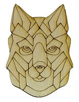 Фигурка фанерная - Песик № 19 трансформер 70 х 50 мм с магнитом AS-4795, В-0321