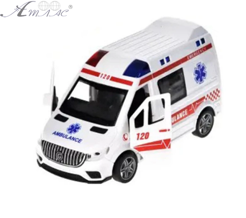 Іграшка Машинка Швидка Допомога інерційна 17 см  YM-9930F фото 2