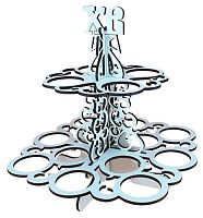 Сувенір "Великодня підставка Ялинка" на 16 яєць 20.5 х 20.5 см AS-6219, М-2067