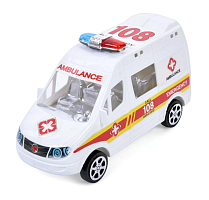 Іграшка Машинка Швидка допомога 16,5 см інерційна в пакеті  07837