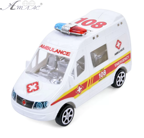 Іграшка Машинка Швидка допомога 16,5 см інерційна в пакеті  07837