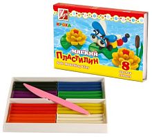 Пластилин Луч "Кроха" мягкий 8 цветов, 132 г 25С1551-08