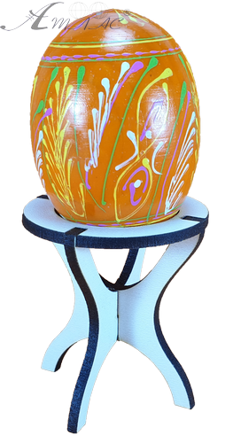 Сувенир "Пасхальная подставка с кружочком" на 1 яйцо 5 х 5,5 см AS-6207, М-2053 фото 2