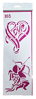 Трафарет для декора мягкий, самоклеящийся №  103  ТМ-103