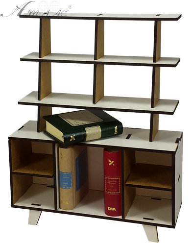 Меблі для ляльок ростом 30 см - Тумба велика з МДФ AS-6033 фото 2