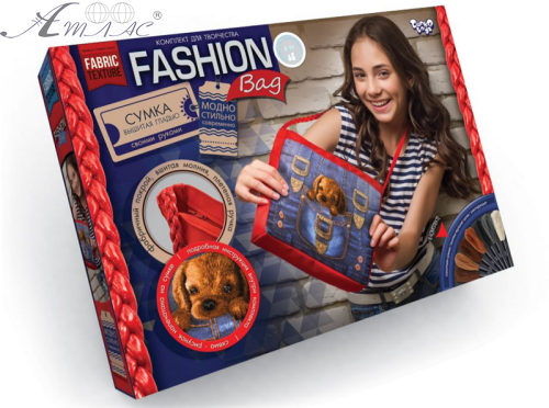 Набір для творчості Вишивка сумки ниткою муліне Fashion Bag FBG-01-04 Набір для творчості Вишивка сумки ниткою муліне Fashion Bag FBG-01-04