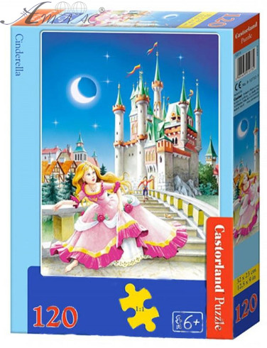 Іграшка Пазли 120 Castorland 32 х 23 см Попелюшка В-12213 Іграшка Пазли 120 Castorland 32 х 23 см Попелюшка В-12213