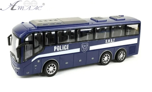 Іграшка Автобус Police пластик 32 см  0775