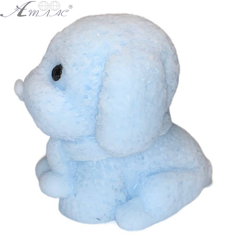 Іграшка Силіконова собака Кольорова блакитна 6см 15767 фото 2