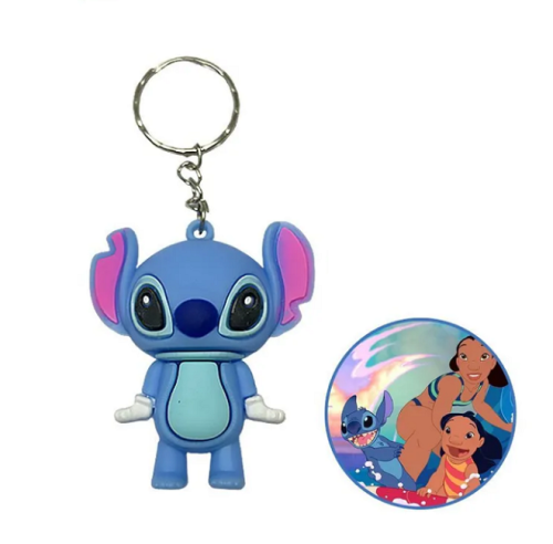 Брелок Стич синий 4,5 см резина 13939 Брелок Стич синий 4,5 см резина 13939