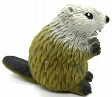 Игрушка Силиконовая антистресс тянучка Бобер 7 см зеленый  08044