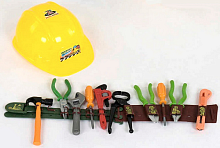 Іграшка Набір інструменти на ремені з каскою 99317 у сітці