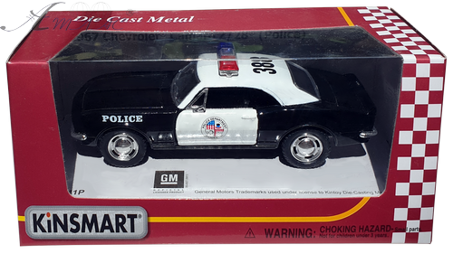 Машинка Kinsmart Chevrolet Camaro Z / 28 1967 рік Police  KT5341WP