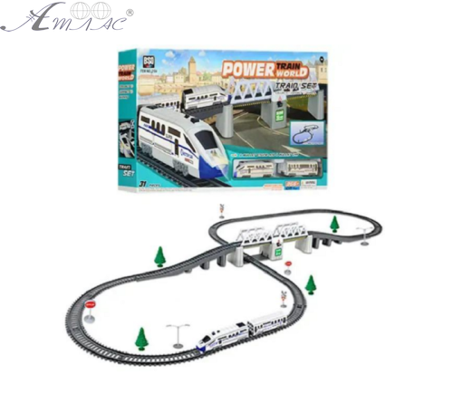 Іграшка Залізниця Power TRAIN World світло, звук 2184 фото 2