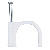 Скоба кабельная круглая  6мм круглая 100шт  11077