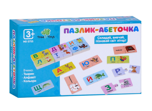 Игрушка Деревянная Пазл Укр Алфавит  MD0755 фото 2