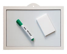 Дошка Магнітна сухостираєма з рамкою із МДФ 31х24см горизонт  AS-7020