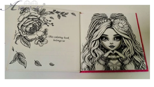 Раскраска Интегральная ASH 140х140мм 24 страницы твердая обложка  24255 фото 2