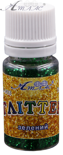 Блестки (Глиттер) Атлас 7 гр - Зеленый AS-2047, А-903 фото 2