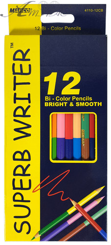 Олівці кольорові двосторонні Marco Superb Writer 24 кольору 12 шт 4110-12СВ