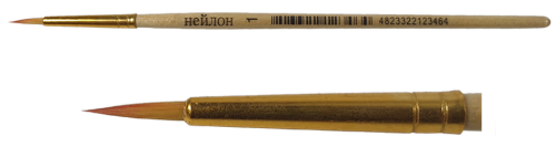 Кисть нейлон Круглая № 1 JO 09910 Кисть нейлон Круглая № 1 JO 09910