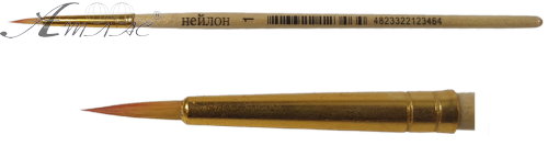 Пензлик нейлон Круглий № 1 JO 09910 Пензлик нейлон Круглий № 1 JO 09910