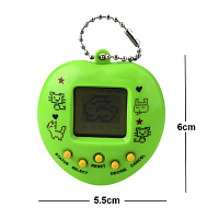 Электронная игра-брелок "Тамагочи" сердечко  АА-5025, 5024