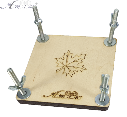 Пресс для высушивания растений для гербария Атлас 12 х 12см AS-7180 Пресс для высушивания растений для гербария Атлас 12 х 12см AS-7180