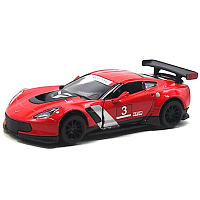 Машинка Kinsmart Chevrolet Corvette С7R металік  KT5457W