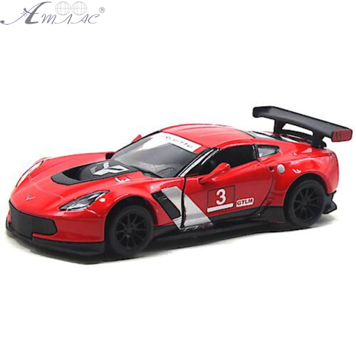 Машинка Kinsmart Chevrolet Corvette С7R металік  KT5457W