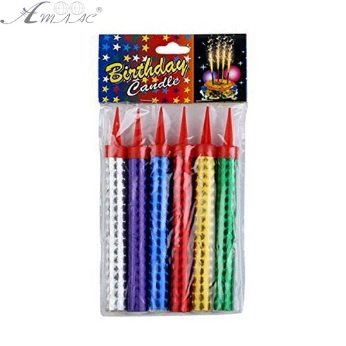 Свечи-фейерверк 15 см, набор цветных свечей 6 шт. в упаковке 04259 Свечи-фейерверк 15 см, набор цветных свечей 6 шт. в упаковке 04259