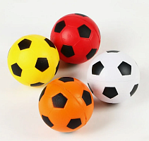 Іграшка М'ячик м'який фомовий 10 см. футбол  9680-10