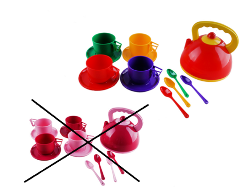 Игрушка Набор Посудки Юника 13 предметов  16857 фото 2