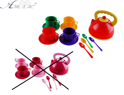 Іграшка Набір Посудки Юніка 13 предметів  16857 фото 2