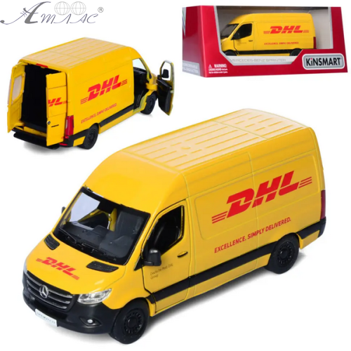 Машинка Kinsmart Mercedes-Benz Sprinter DHL  KT5429W
