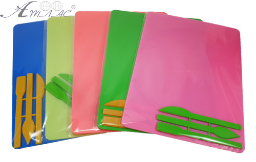 Дошка для пластиліну 18 х 25 см Яскрава з трьома стеками AS-0026,  К-3030