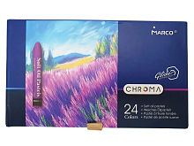 Пастель масляная Marco CHROMA 24 цвета профессиональная  1091-24CB 