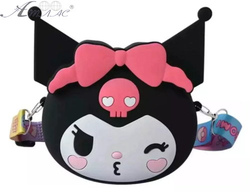 Іграшка Гаманець силіконовий Sanrio Kuromi сілікон 14 см  С68965