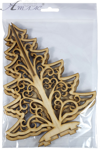 Новорічна прикраса Ялиночка ажурна на підставці 3 D 20 см AS-4258, F-0136 фото 2 Новорічна прикраса Ялиночка ажурна на підставці 3 D 20 см AS-4258, F-0136 фото 2