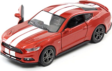 Машинка Kinsmart Ford Mustang GT 2015 год с полосками  KT5386FW