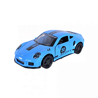 Машинка Автопром Porsche 911 10см Блакитна метал  00303