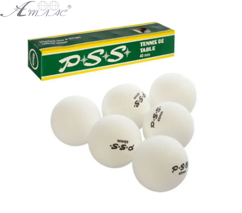 Іграшка М'ячик набір 6шт для пінг-понгу Білий у коробці 2202 Іграшка М'ячик набір 6шт для пінг-понгу Білий у коробці 2202