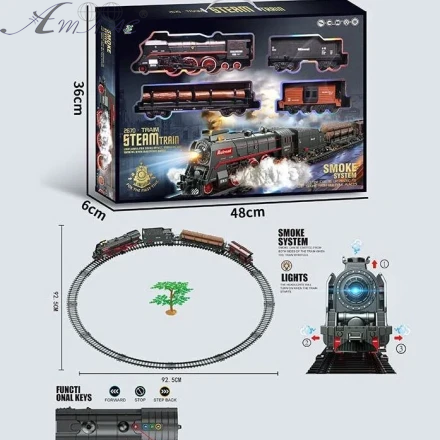 Іграшка Залізниця STEAM TRAIN довжина колії 360см  2670 фото 2