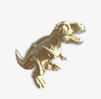 Іграшка силіконова антистрес, динозавр скелет 22 см  05127